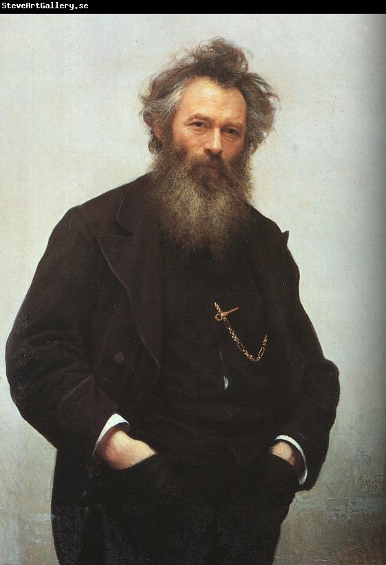 Kramskoy, Ivan Nikolaevich Portrait of Ivan I. Shishkin
